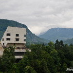 An abandoned hotel in Sutjeska NP